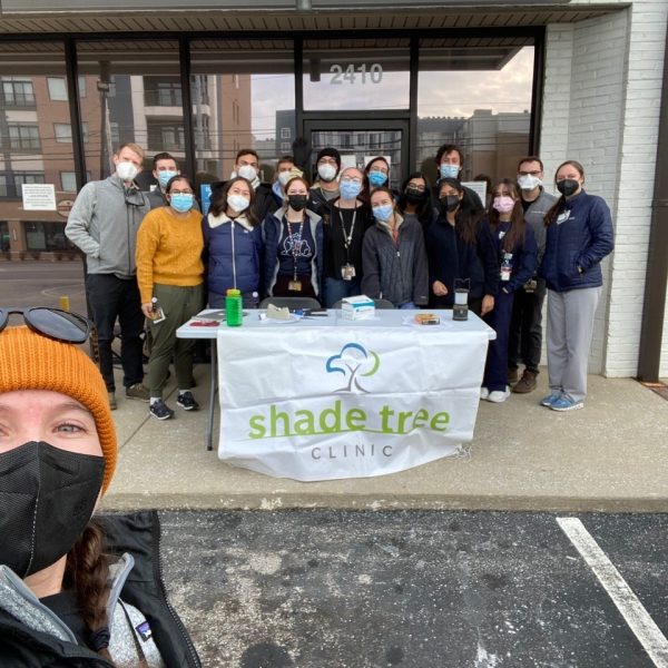 Ball served as community outreach director for Shade Tree Clinic.
