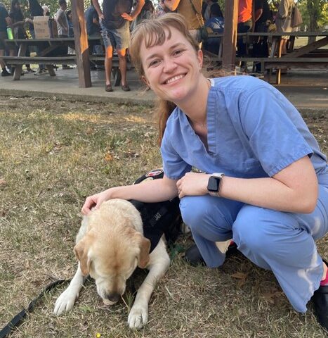 Alison Swartz at a VUSM community event