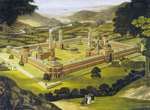 400px-New_Harmony_by_F._Bate_(View_of_a_Community,_as_proposed_by_Robert_Owen)_printed_1838