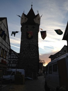 Eins der zwei Türme in Herzogenaurach